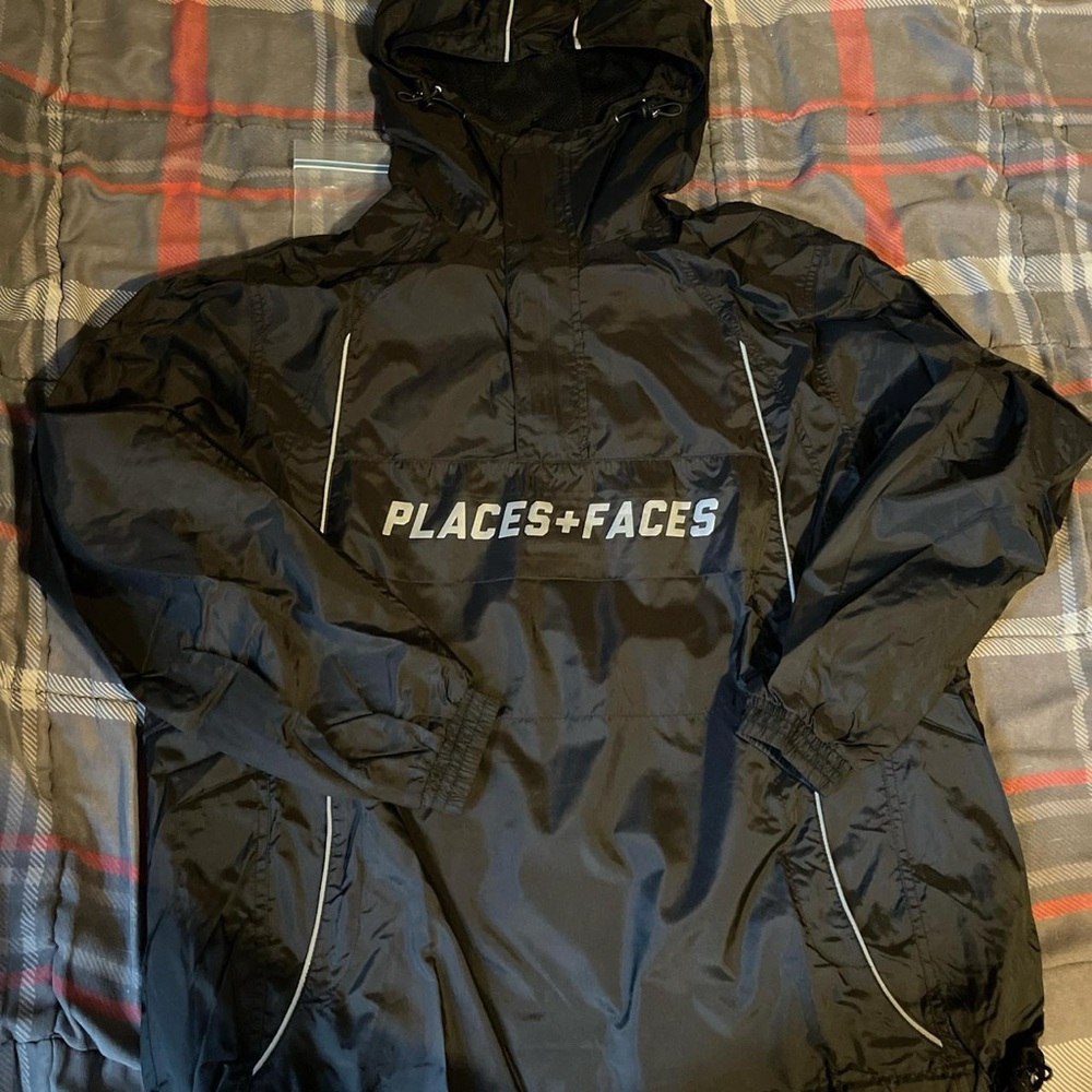 Places+Faces 3M Anorak Windbreaker Jacket **Rare**